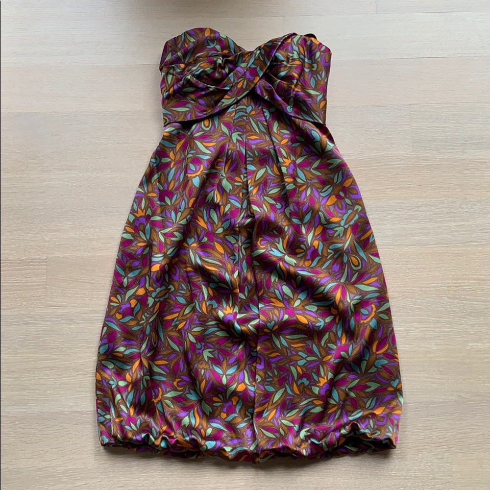 Nicole Miller | strapless dress